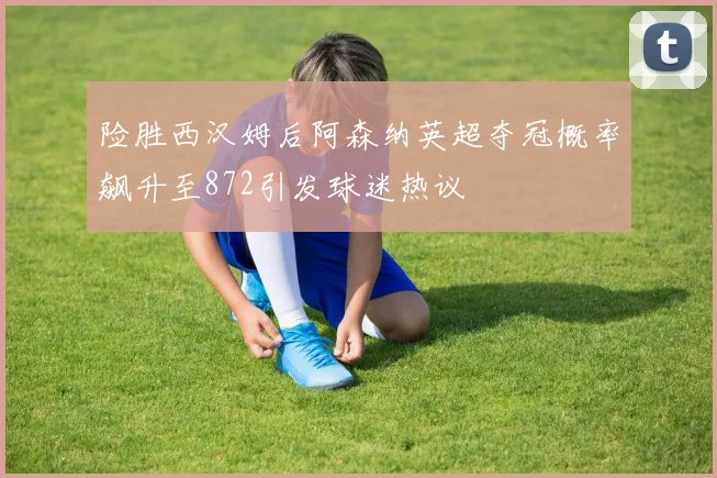 险胜西汉姆后阿森纳英超夺冠概率飙升至872引发球迷热议